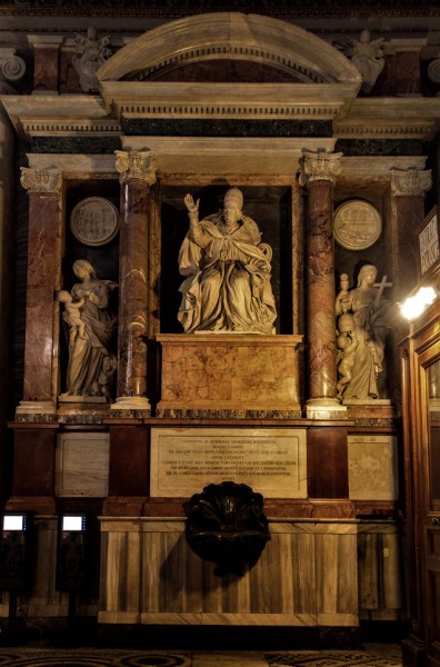 Tombstone monument of Pope Clement IX, Basilica of Santa Maria Maggiore