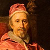 Carlo Maratti, Portret papieża Klemensa IX, fragment Pinacoteka Vaticana - Musei Vaticani