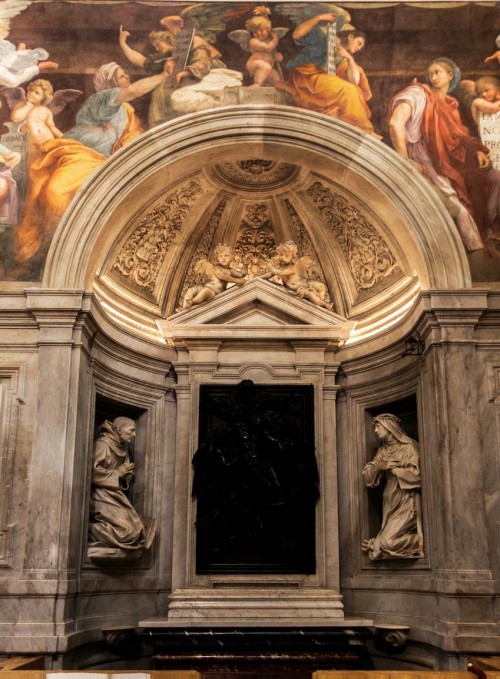 Church of Santa Maria della Pace, Chigi Chapel, painting decorations by Raphael (Raffaello Sanzio)