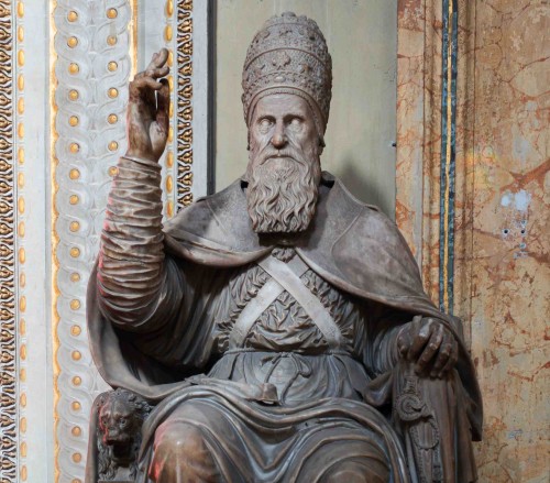 Monument of Papst Paul III, Giugliemo della Porta, Church of Santa Maria in Araceoli