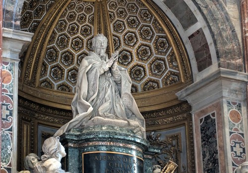 Pomnik nagrobny papieża Aleksandra VII, Gian Lorenzo Bernini, bazylika San Pietro in Vaticano