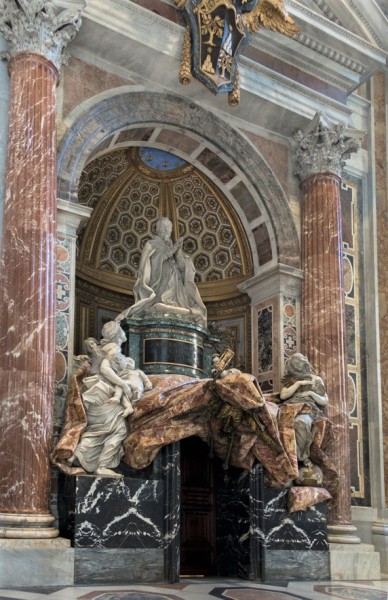 Tombstone monument of Pope Alexander VII, Basilica of San Pietro in Vaticano