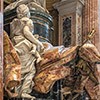 Pomnik nagrobny papieża Aleksandra VII, alegoria Miłosierdzia i Śmierć, projekt Gian Lorenzo Bernini, bazylika San Pietro in Vaticano