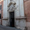 Fasada kościoła Sant'Agata dei Goti,via Mazzarino