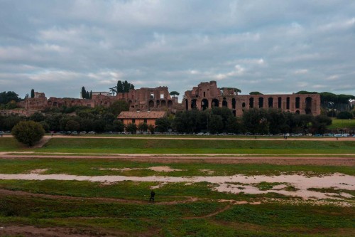 Circus Maximus, widok na Palatyn