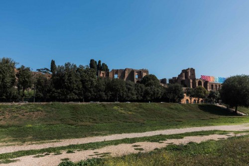 View of Palatine Hill from Circus Maximus