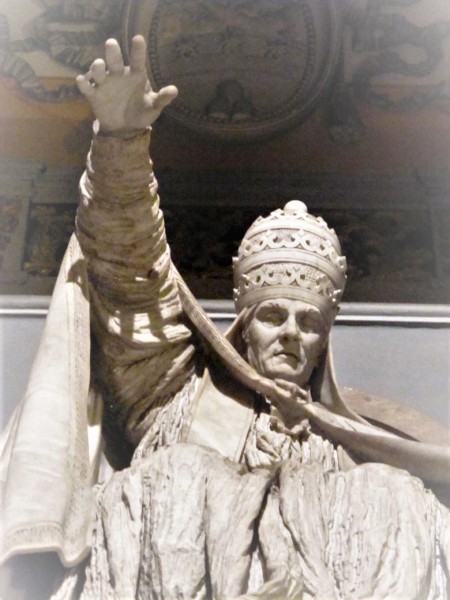 Pomnik nagrobny papieża Klemensa XIV, fragment, Antonio Canova, bazylika Santi Apostoli