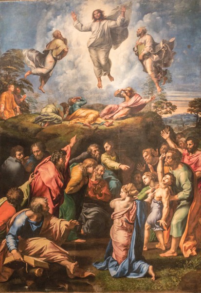 The Transfiguration,Raphael, Pinacoteca Vaticana (Musei Vaticani)