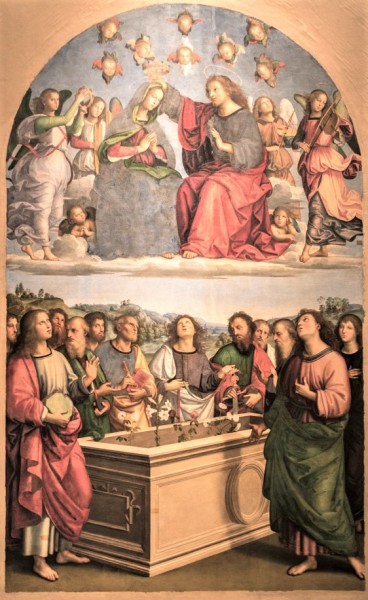 Koronacja Marii, Rafael, Pinacoteca Vaticana (Musei Vaticani)
