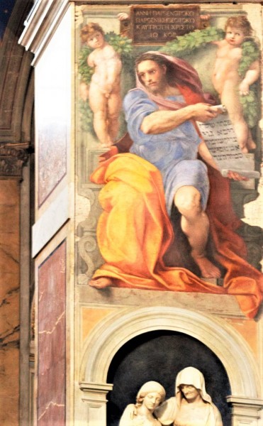 Prorok Izajasz, Rafael, bazylika Sant’Agostino