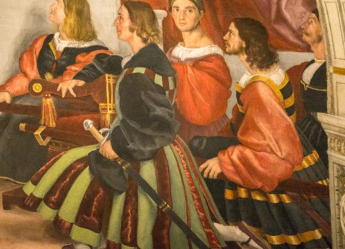 Msza bolseńska, fragment, Rafael i jego warsztat, Stanza di Eliodoro, Pałac Apostolski