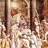 The Baptism of Constantine, Raphael's workshop, Stanza del Constantino, Apostolic Palace, pic. Wikipedia