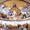 Dysputa nad Świętym Sakramentem, Rafael, Stanza della Segnatura, Pałac Apostolski, zdj. Wikipedia