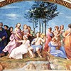 The Parnassus, Raphael, Stanza della Segnatura, Apostolic Palace, pic.Wikipedia