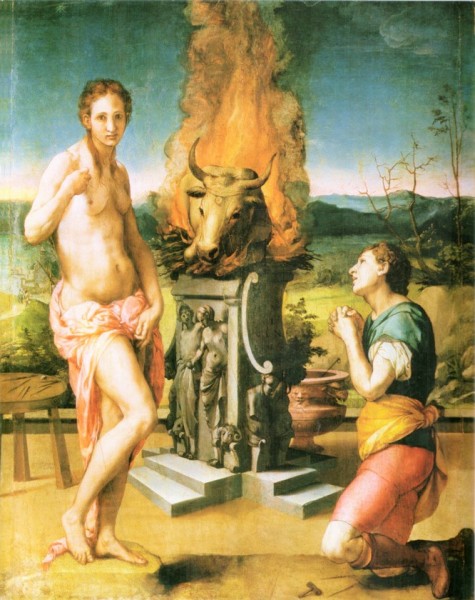 Bronzino, Pigmalion i Galatea (Galleria Uffizi, Florencja), zdj. Wikipedia