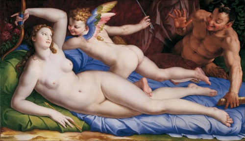 Bronzino,	Venus, Cupid and the Satyr, Galleria Colonna