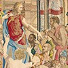 Józef bierze Symeona jako zakładnika, fragment, gobelin wg proj. Bronzina, Palazzo del Quirinale, zdj. Wikipedia