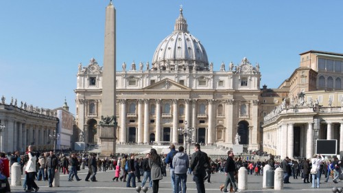 0belisk Vaticano na placu św. Piotra