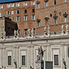 Colonnade surrounding St. Peter's Square, designed by Gian Lorenzo Bernini