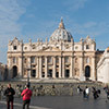 View of the square and Basilica of St. Peter