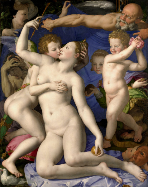 Alegoria Czasu i Miłości, Bronzino, National Gallery, London, zdj. Wikipedia