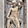 Chigi Chapel, statue of Jonas, Lorenzetto, Basilica Santa Maria del Popolo