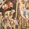 Pożar Borgo, Rafael ze współpracownikami, fresk, fragment ukazujący Eneasza, Anchizesa i Askaniusza, Stanza dell'Incendio di Borgo, pałac Apostolski