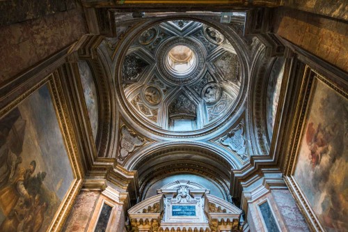 Kościół San Marco, sklepienie kaplicy św. Marka, proj. Pietro da Cortona