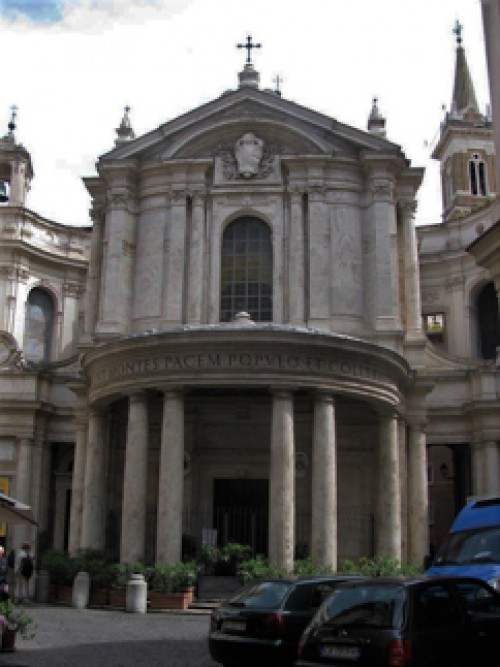 Pietro da Cortona, façade of the Church of Santa Maria della Pace