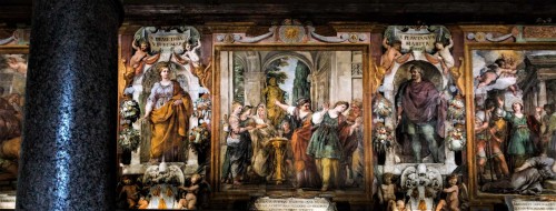 Pietro da Cortona, frescos in the left nave of the Church of Santa Bibiana