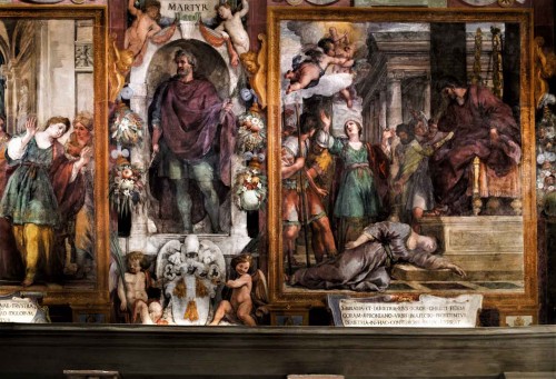 Pietro da Cortona, frescoes depicting the martyrdom of St. Bibiana in the Church of St. Bibiana