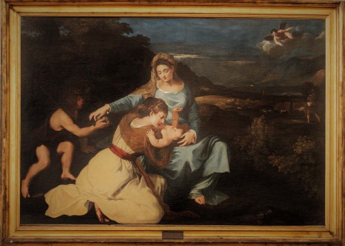 Pietro da Cortona, Madonna z Dzieciątkiem wg obrazu Tycjana, Musei Capitolini - Pinacoteca Capitolina
