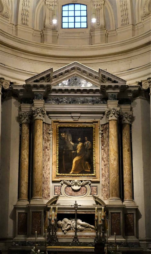 Pietro da Cortona, projekt ołtarza głównego w kościele Santi Luca e Martina