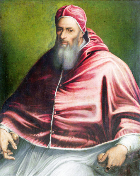 Portret papieża Juliusza III, warsztat Girolamo Siciolante da Sermoneta, Rijksmuseum, Amsterdam, zdj. Wikipedia