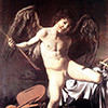 Amor Zwycięski (Amor vincit omnia), Caravaggio, Gemäldegalerie, Berlin, zdj. Wikipedia