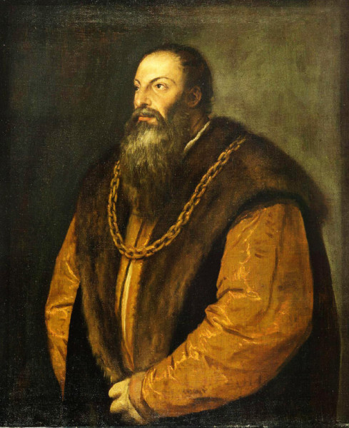 Portrait of Pietro Aretino, Titian, The Frick Collection, New York, pic. Wikipedia