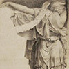 Daniele da Volterra, rysunek dekoracji cokołu kaplicy della Rovere, kościół Santa Trinità dei Monti, zdj. Wikipedia