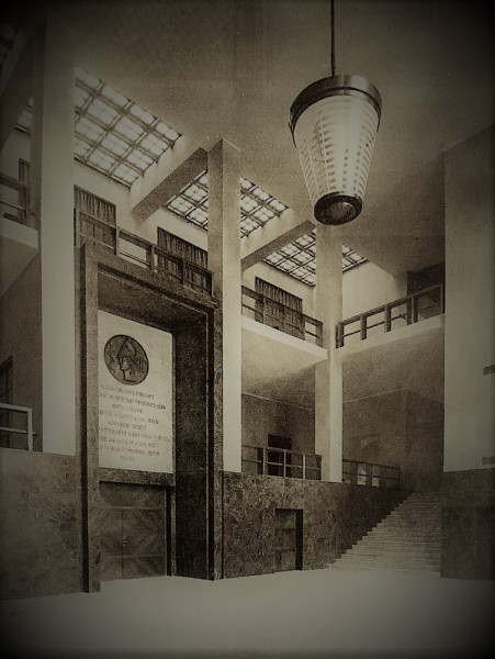 Rectory hall in La Sapienza complex, Architettura (numero speziale), 1935