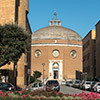 Kościół La Divina Sapienza w kompleksie uniwersyteckim La Sapienza (Città Universitaria), Marcello Piacentini