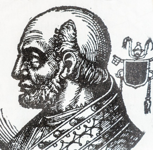 Alleged portrait of Pope Theodore I after Platina