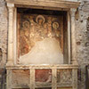 Temple of Romulus at the Roman Forum, painting decoration from the 13th century, Jacopo Torriti?