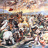 Sala Konstantyna, Bitwa przy moście Mulwijskim (Stanze Rafaela), Pałac Apostolski, Musei Vaticani, zdj. Wikipedia