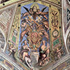 Sala Konstantyna, herb papieża Grzegorza XIII (uskrzydlony smok) - zleceniodawcy dekoracji sufitu sali, Pałac Apostolski (Musei Vaticani)