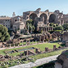 Tzw. świątynia Romulusa i bazylika Maksencjusza - Forum Romanum