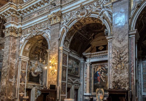 Domenichino, decorations of the Chapel of St. Francis of Assisi, Church of Santa Maria della Vittoria