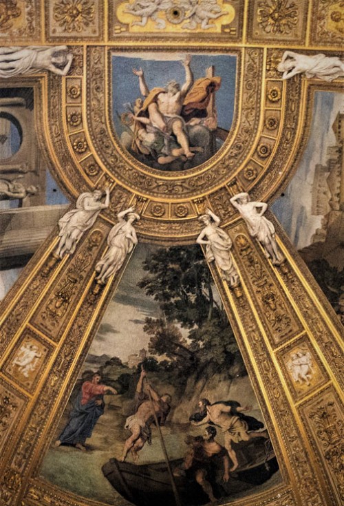 Domenichino, freski absydy, bazylika Sant'Andrea della Valle