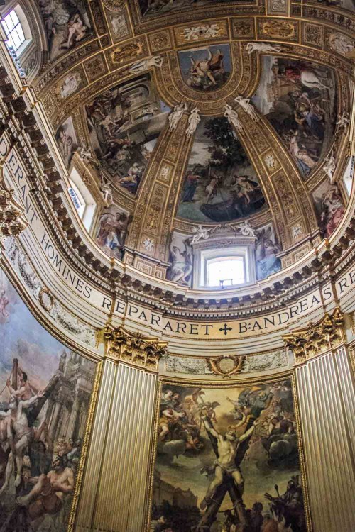 Domenichino, paintings at the top of the apse, Basilica of Sant’Andrea della Valle