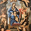 Domenichino, Madonna z Dzieciątkiem i świętymi: Janem Ewangelistą i Petroniuszem, 1625, Galleria Nazionale d'Arte Antica, Palazzo Barberini