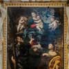Domenichino, Madonna z Dzieciątkiem w otoczeniu śś. Jakuba i Filipa, kościół San Lorenzo in Miranda (zły stan zachowania)