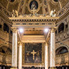 St. Damasus in the apse of the Church of San Lorenzo in Damaso, frescoes by Federico Zuccari